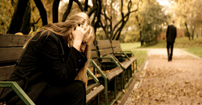 Он тебя бросил?